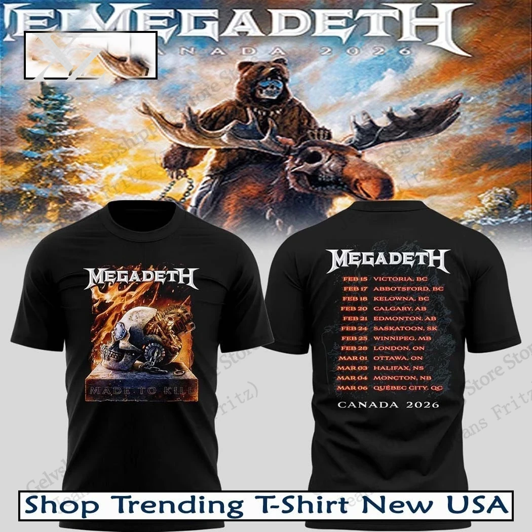 Hip Hop Rock Megadeth Band Can - Street Fashion Canada 评论和价格