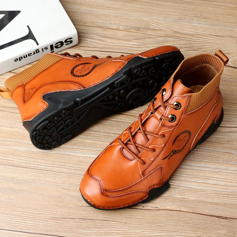 Size 48 Mens Shoes Leather Ori - Street Fashion Men 2025 评论和价格
